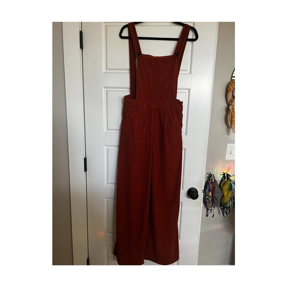Cider Burnt Orange Corduroy Jumpsuit 🧡